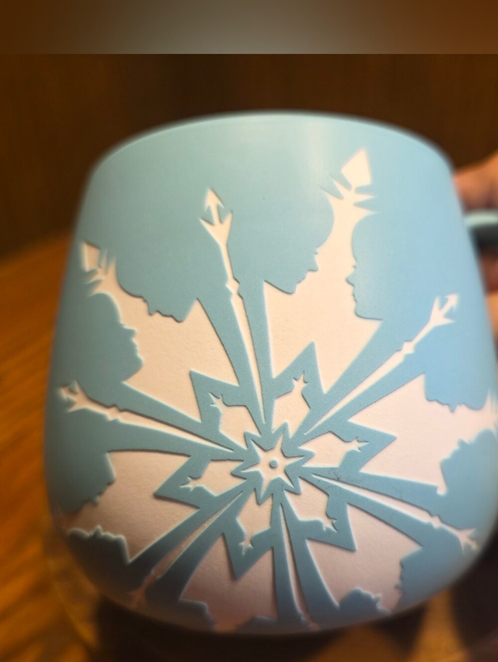 Disney Frozen Snowflake Mug Matte Blue